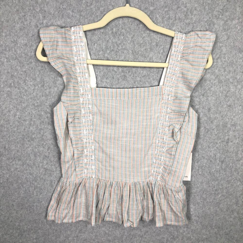 Japna Top Small Smocked Ruffled Coquette Feminine Festival Soft Girl Cute Resort